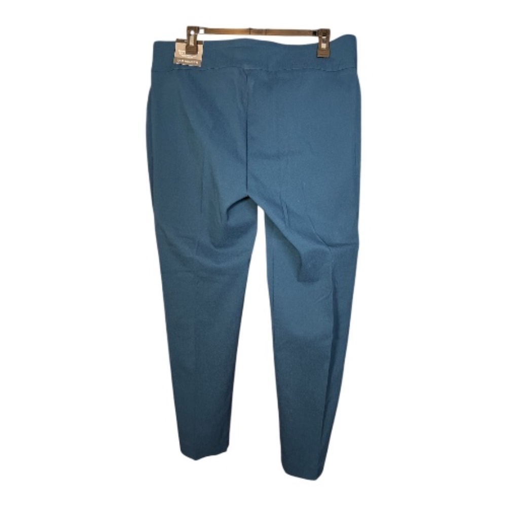 🆕 NWT Van Heusen Turquoise Super Stretch Pull-On Dress Pants Size 14 - Picture 3 of 7